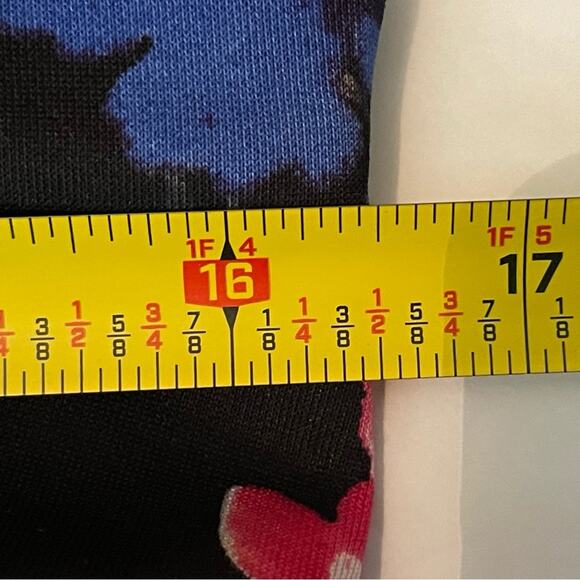 Nine West Bold Floral CottageCore Ruffled Date Night Dress NWOT Size 8 - Picture 12 of 14